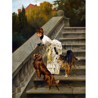 РЕПРОДУКЦИИ НА КАРТИНИ В очакване на господаря (1947)